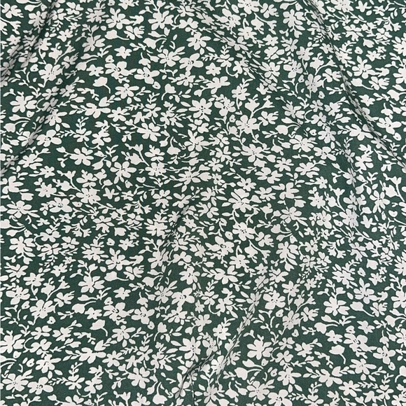 SHEIN Womens Floral Green and White A-Line Sundress NEW without tags - Picture 8 of 9